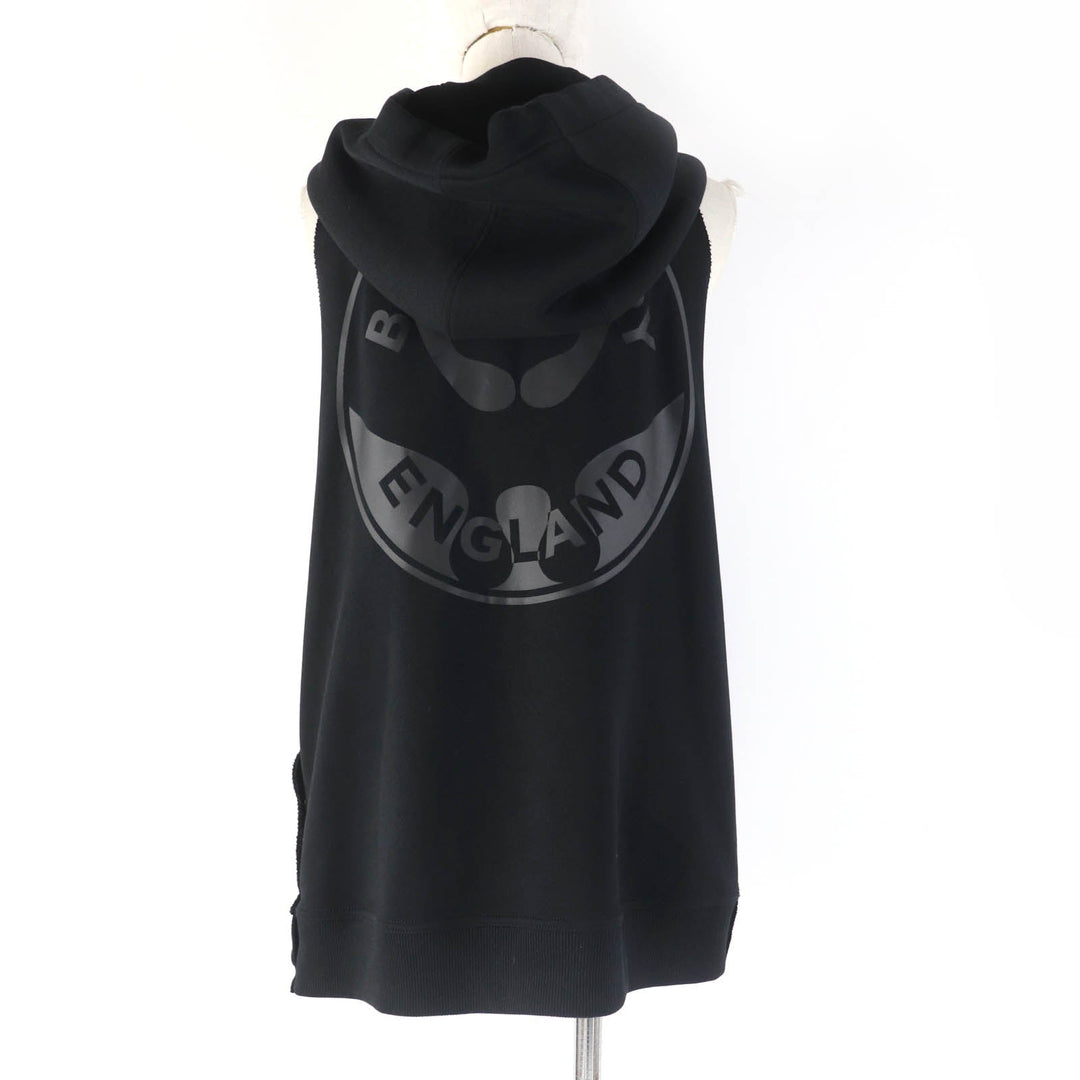 BURBERRY Hoodie 8054470 Main: 100% cotton, some parts: 98% cotton, some parts: 2% elastane black Women M Used Authentic