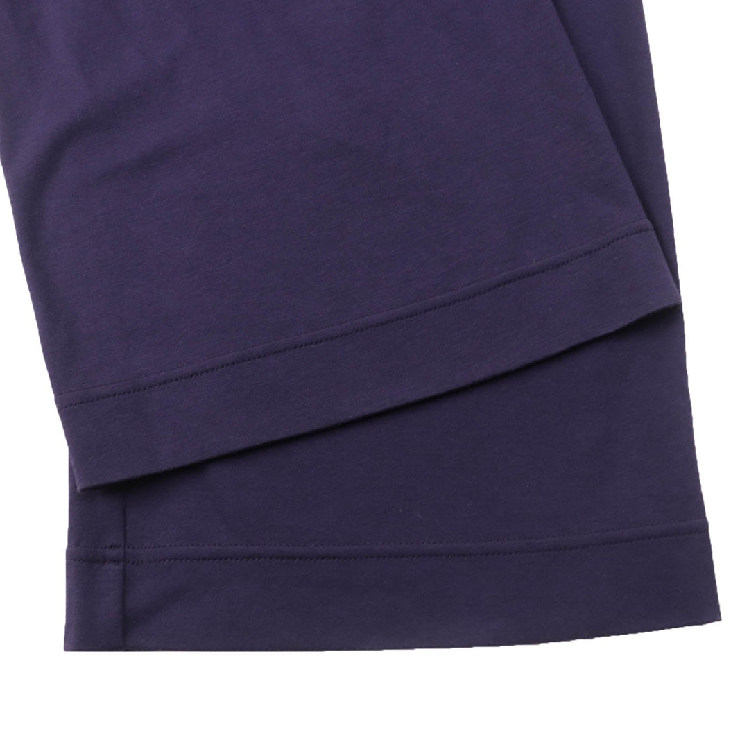 HERMES Wide pants Main: 100% cotton purple Women 36 Used Authentic