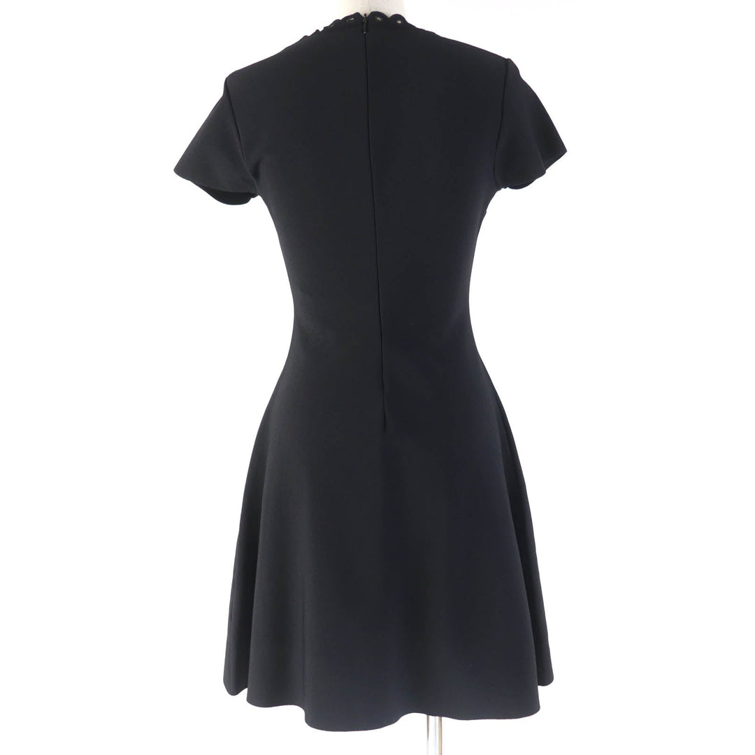 VALENTINO one piece Main: 83% rayon, Main: 17% polyester, Part: 100% rayon black Women S Used Authentic