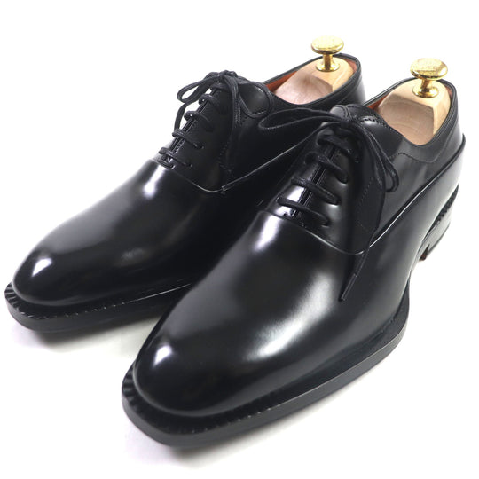 a.testoni Leather shoes Leather black mens 5 Used Authentic