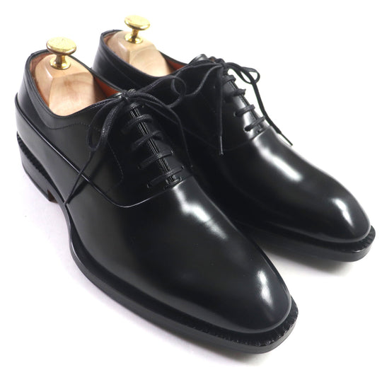 a.testoni Leather shoes Leather black mens 5 Used Authentic