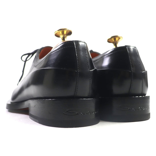 a.testoni Leather shoes Leather black mens 5 Used Authentic