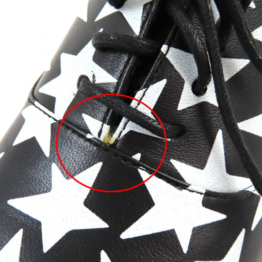 SAINT LAURENT PARIS Leather shoes 362005 Main: Leather Black White Women 37 Used Authentic