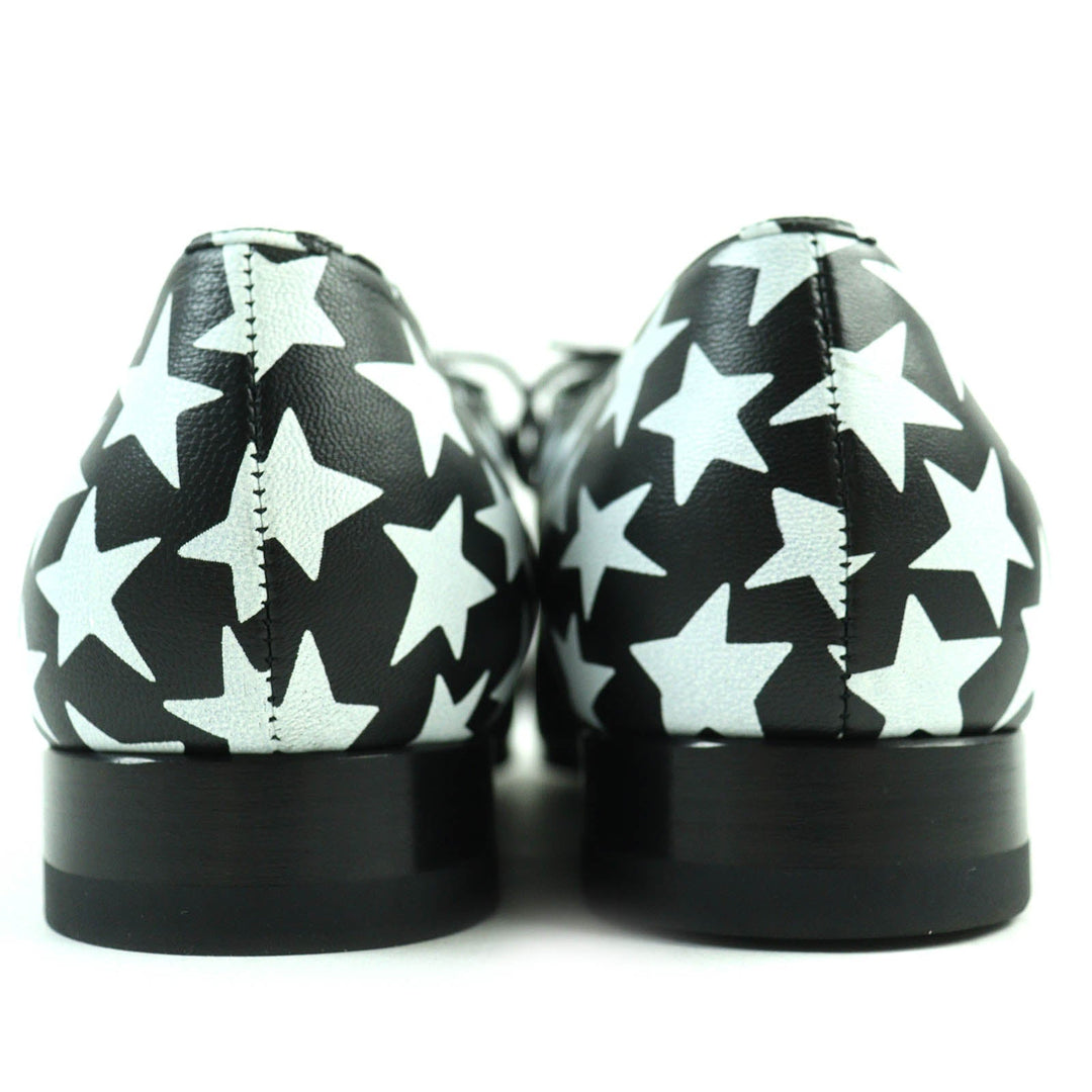 SAINT LAURENT PARIS Leather shoes 362005 Main: Leather Black White Women 37 Used Authentic