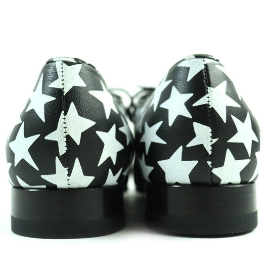 SAINT LAURENT PARIS Leather shoes 362005 Main: Leather Black White Women 37 Used Authentic