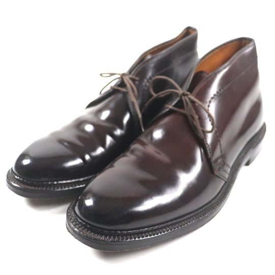 ALDEN Ankle boots 1399 Main: Cordovan Dark brown mens 7 Used Authentic