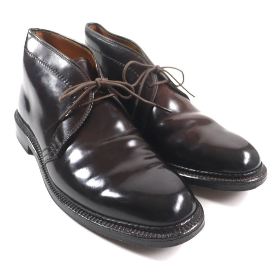 ALDEN Ankle boots 1399 Main: Cordovan Dark brown mens 7 Used Authentic