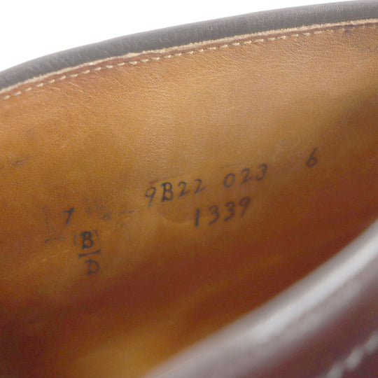 ALDEN Ankle boots 1399 Main: Cordovan Dark brown mens 7 Used Authentic