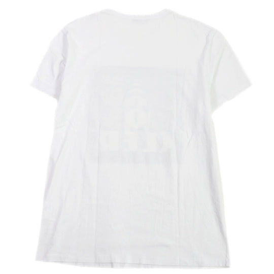 MONCLER Short sleeve T-shirt Main: 100% cotton white MAGLIA T-SHIRT mens L Used Authentic