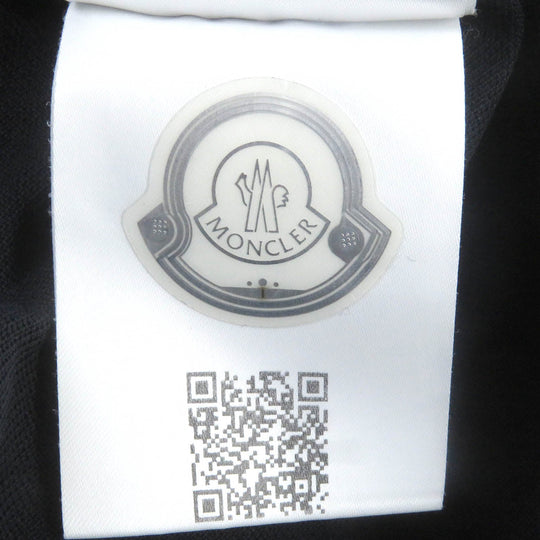 MONCLER Short sleeve polo shirt Main: 100% cotton Navy MAGLIA POLO MANICA CORTA mens L Used Authentic