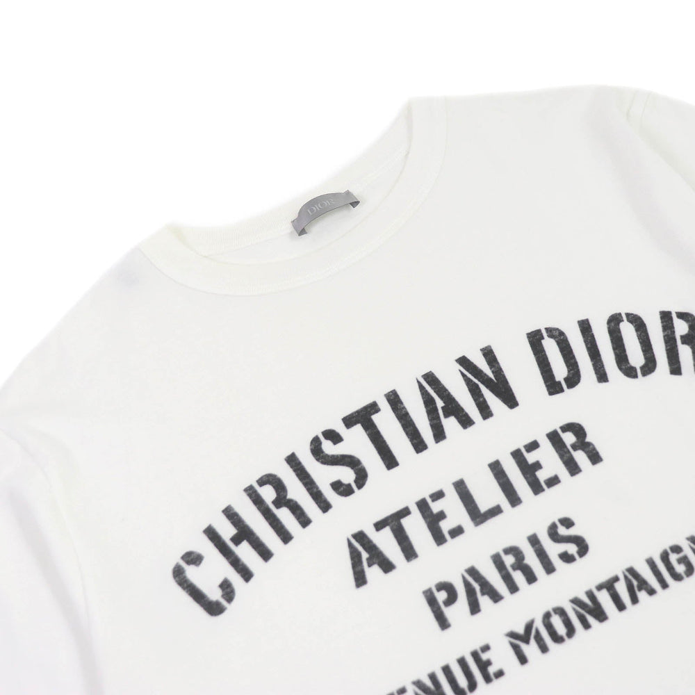 Dior HOMME Short sleeve T-shirt 043J615A0589 Main: 100% cotton white mens M Used Authentic