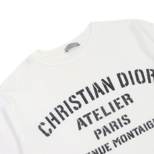 Dior HOMME Short sleeve T-shirt 043J615A0589 Main: 100% cotton white mens M Used Authentic