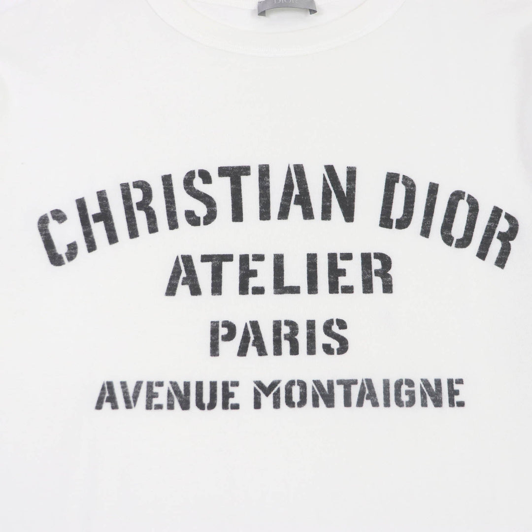 Dior HOMME Short sleeve T-shirt 043J615A0589 Main: 100% cotton white mens M Used Authentic