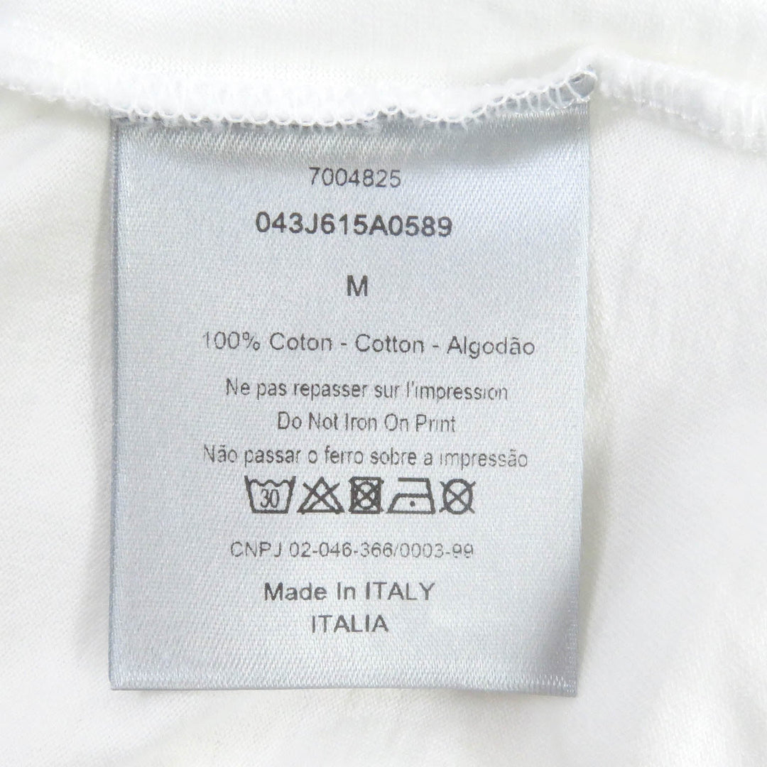 Dior HOMME Short sleeve T-shirt 043J615A0589 Main: 100% cotton white mens M Used Authentic