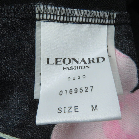 LEONARD FASHION Cut Main: 65% acetate, Main: 35% polyester, Part: 50% rayon, Part: 50% polyester Black multicolor Women Used Authentic