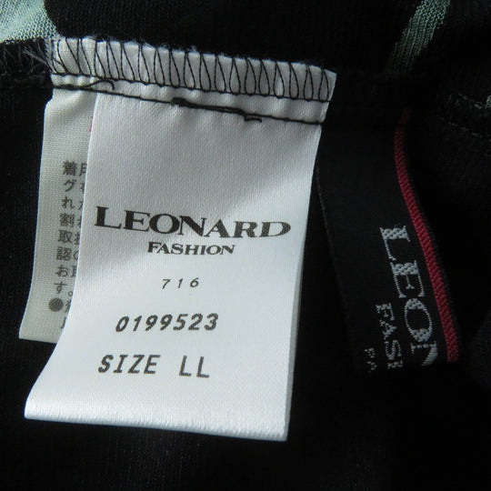 LEONARD FASHION Cut Main: 65% acetate, Main: 35% polyester, Part: 50% rayon, Part: 50% polyester Black multicolor Women Used Authentic