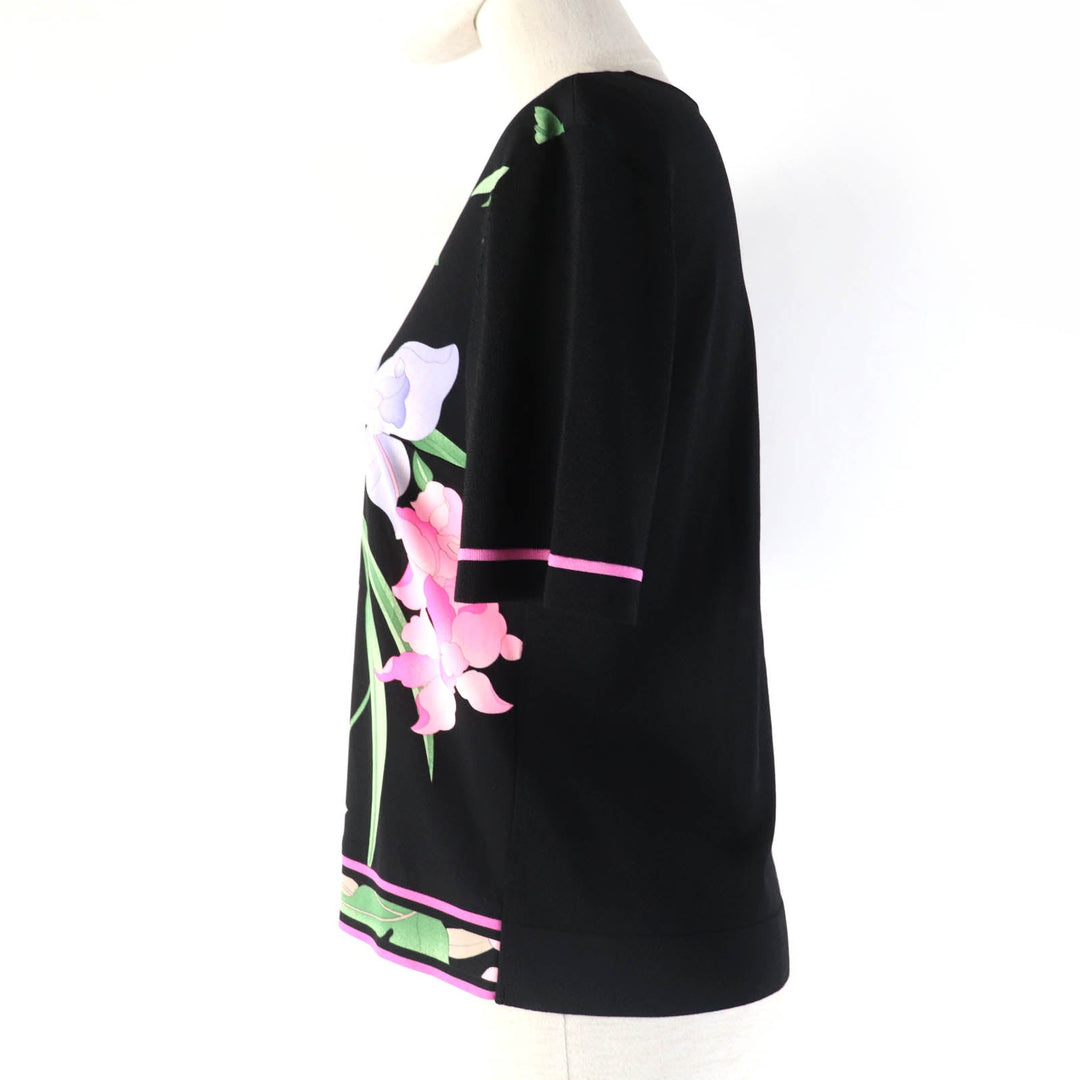LEONARD FASHION Cut Main: 65% acetate, Main: 35% polyester, Part: 50% rayon, Part: 50% polyester Black multicolor Women Used Authentic