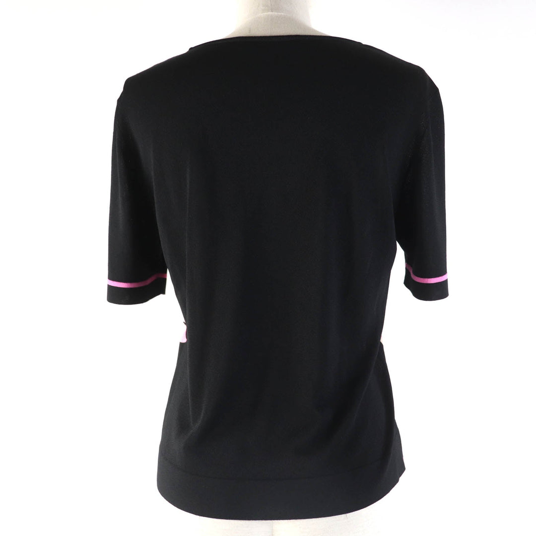 LEONARD FASHION Cut Main: 65% acetate, Main: 35% polyester, Part: 50% rayon, Part: 50% polyester Black multicolor Women Used Authentic