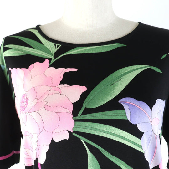 LEONARD FASHION Cut Main: 65% acetate, Main: 35% polyester, Part: 50% rayon, Part: 50% polyester Black multicolor Women Used Authentic