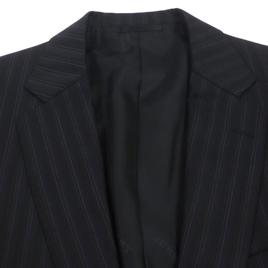 BURBERRY LONDON setup Outer: 90% wool, Outer: 10% silk, Lining: Cupra Black purple mens 175 AB6 Used Authentic