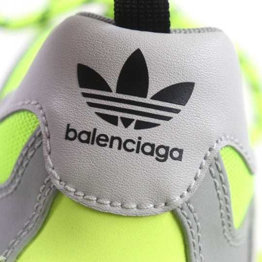 BALENCIAGA sneakers 712821 Main: Leather, Main: Nylon Gray black yellow Triple S mens 39 Used Authentic