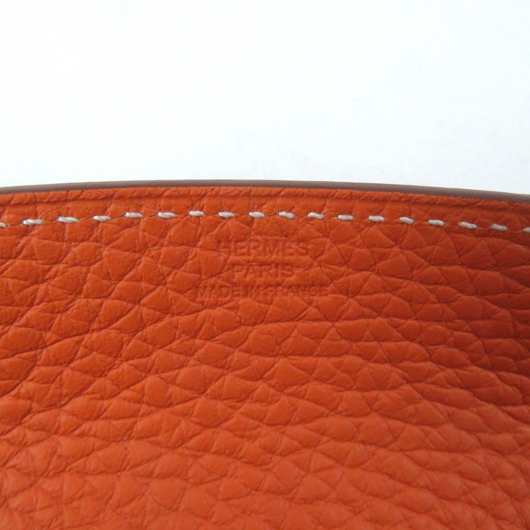 HERMES Other accessories Main�FTaurillon Clemence Etoupe Orange Mini vide-poche Women Used Authentic