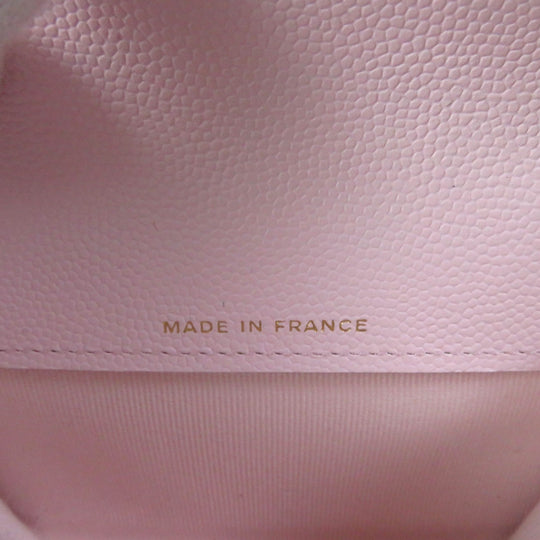 CHANEL Card Case AP0214 Main: Lambskin pink Classic flap Women Used Authentic