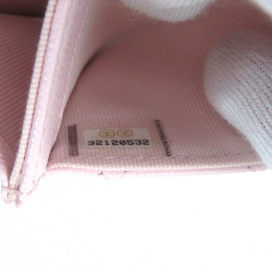 CHANEL Card Case AP0214 Main: Lambskin pink Classic flap Women Used Authentic
