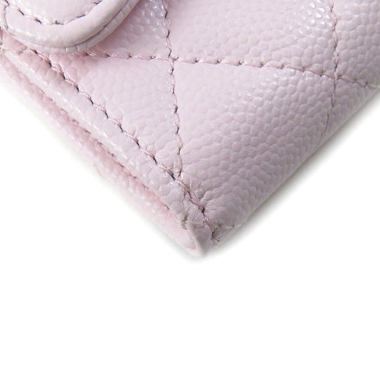 CHANEL Card Case AP0214 Main: Lambskin pink Classic flap Women Used Authentic