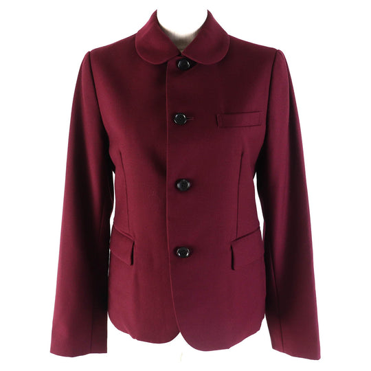 COMME des GARCONS COMME des GARCONS Jacket RC-J010 Outer: 100% wool, Lining: 100% cupra Bordeaux Women XS Used Authentic
