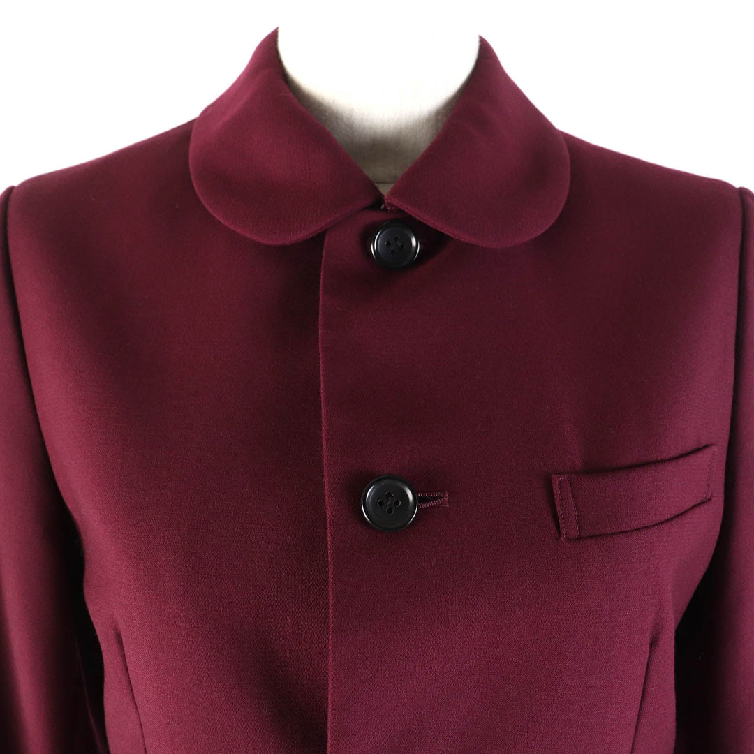 COMME des GARCONS COMME des GARCONS Jacket RC-J010 Outer: 100% wool, Lining: 100% cupra Bordeaux Women XS Used Authentic