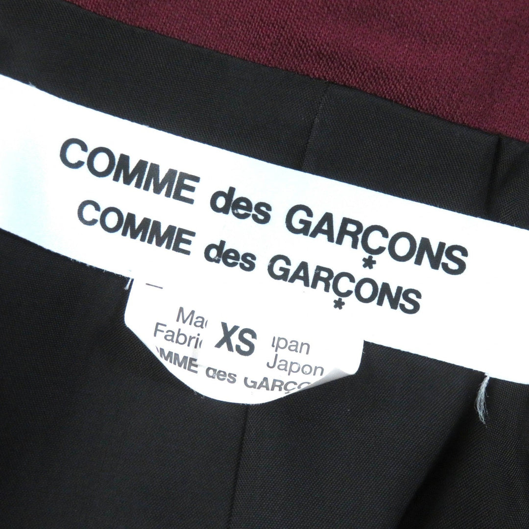 COMME des GARCONS COMME des GARCONS Jacket RC-J010 Outer: 100% wool, Lining: 100% cupra Bordeaux Women XS Used Authentic