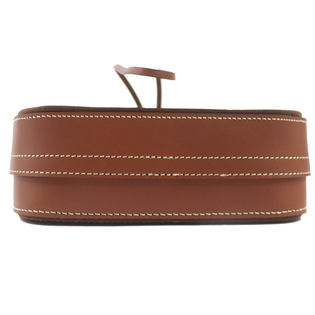 Chloe Shoulder Bag CHC22US479G07247 Main: Leather, Part: Canvas Brown KAYAN Women Used Authentic