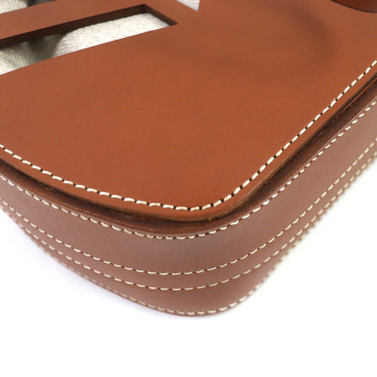 Chloe Shoulder Bag CHC22US479G07247 Main: Leather, Part: Canvas Brown KAYAN Women Used Authentic