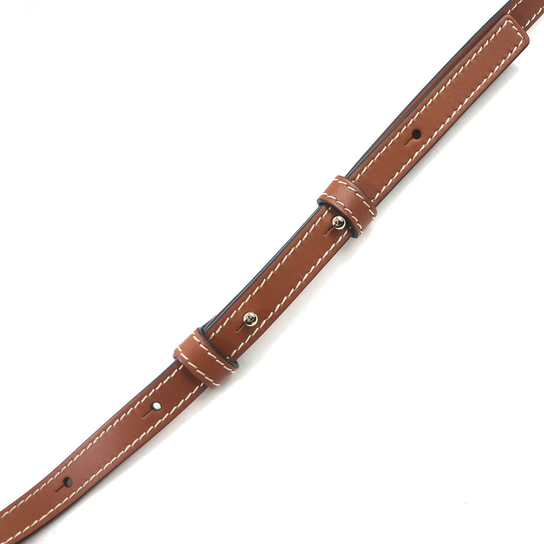 Chloe Shoulder Bag CHC22US479G07247 Main: Leather, Part: Canvas Brown KAYAN Women Used Authentic
