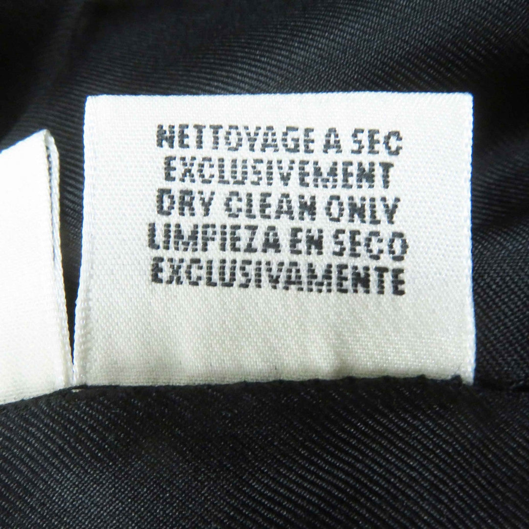 HERMES Pants Outer: 90% wool, Outer: 10% silk, Lining: 100% silk Black Grey Margiela period Women 34 Used Authentic