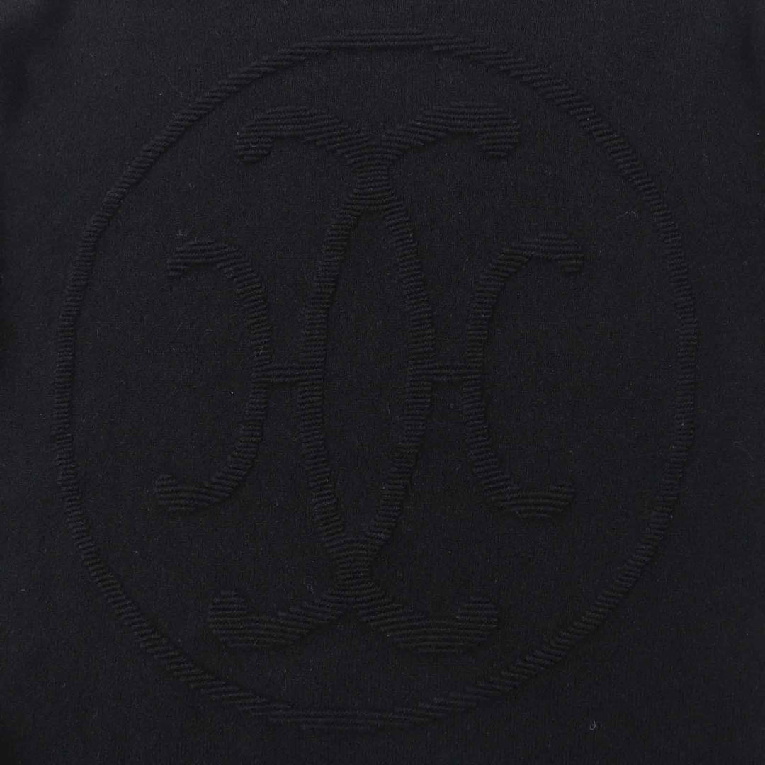 HERMES knit 3H2653D1 Main: 100% cashmere black Women 34 Used Authentic