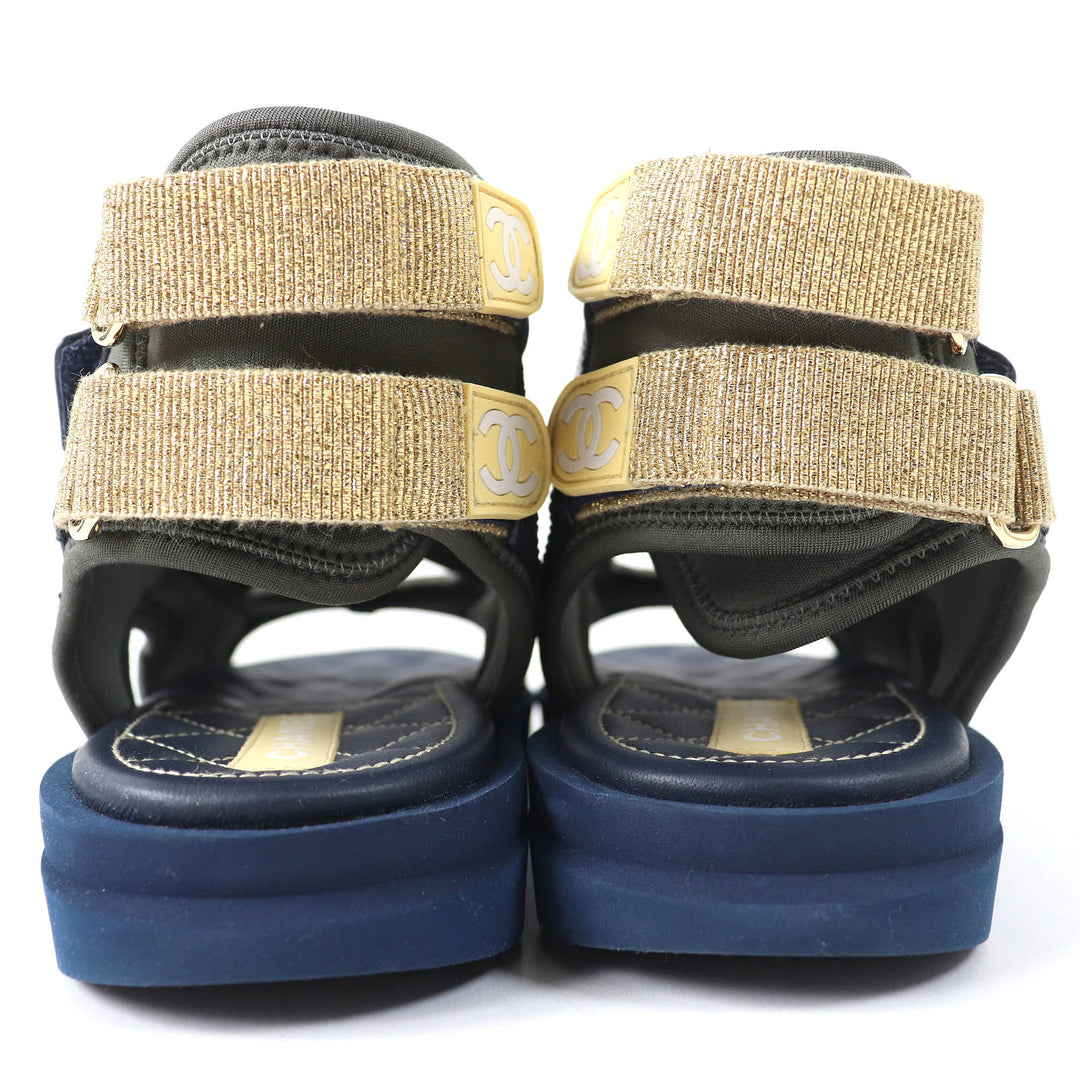 CHANEL Sandals 21P G37231 Y55209 Main: Leather multicolor Women 36 Used Authentic