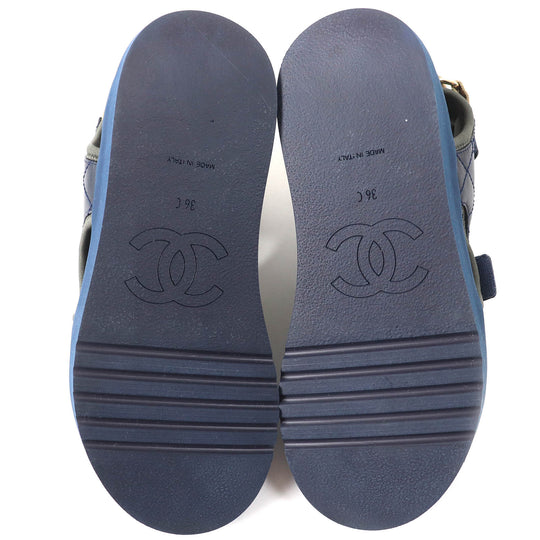 CHANEL Sandals 21P G37231 Y55209 Main: Leather multicolor Women 36 Used Authentic