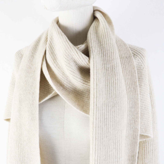 HERMES cardigan 3H2900D1 Main: 100% cashmere light beige Women 34 Used Authentic
