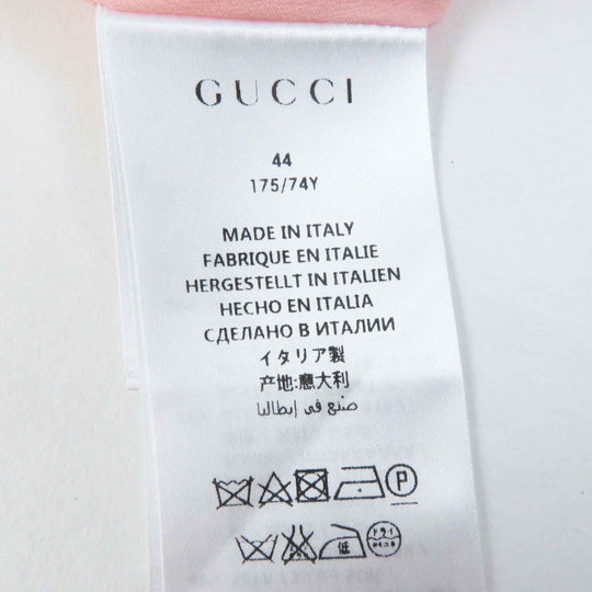 GUCCI skirt 448875 Outer: 51% wool, Outer: 49% silk, Lining: 71% acetate, Lining: 29% silk pink Women 44 Used Authentic