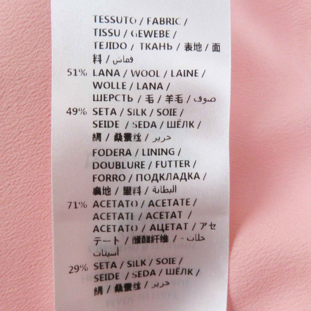 GUCCI skirt 448875 Outer: 51% wool, Outer: 49% silk, Lining: 71% acetate, Lining: 29% silk pink Women 44 Used Authentic