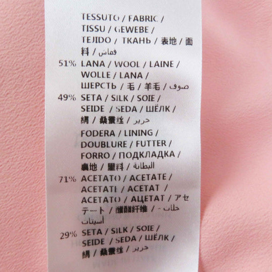 GUCCI skirt 448875 Outer: 51% wool, Outer: 49% silk, Lining: 71% acetate, Lining: 29% silk pink Women 44 Used Authentic