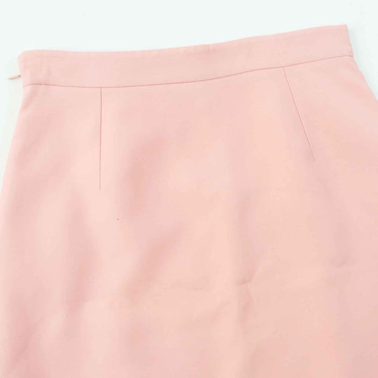 GUCCI skirt 448875 Outer: 51% wool, Outer: 49% silk, Lining: 71% acetate, Lining: 29% silk pink Women 44 Used Authentic