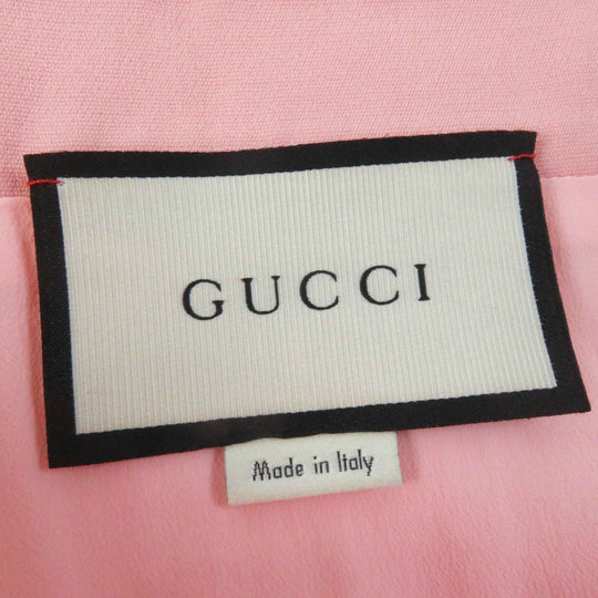 GUCCI skirt 448875 Outer: 51% wool, Outer: 49% silk, Lining: 71% acetate, Lining: 29% silk pink Women 44 Used Authentic