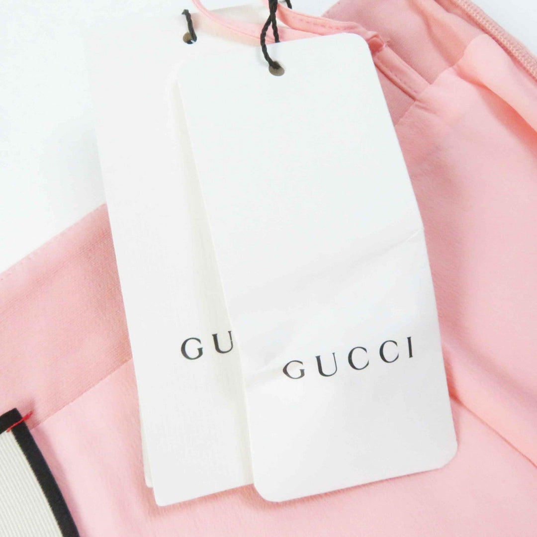 GUCCI skirt 448875 Outer: 51% wool, Outer: 49% silk, Lining: 71% acetate, Lining: 29% silk pink Women 44 Used Authentic