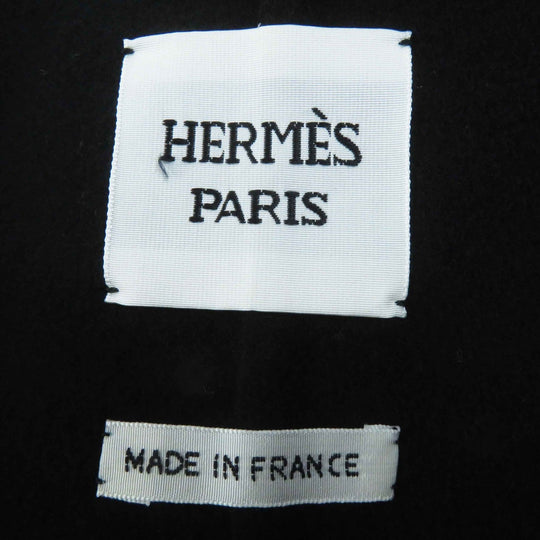 HERMES Vest 3H0198DB Main: 100% cashmere Navy Women 36 Used Authentic