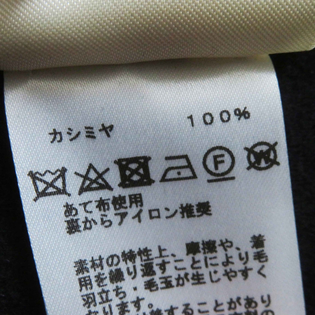 HERMES Vest 3H0198DB Main: 100% cashmere Navy Women 36 Used Authentic