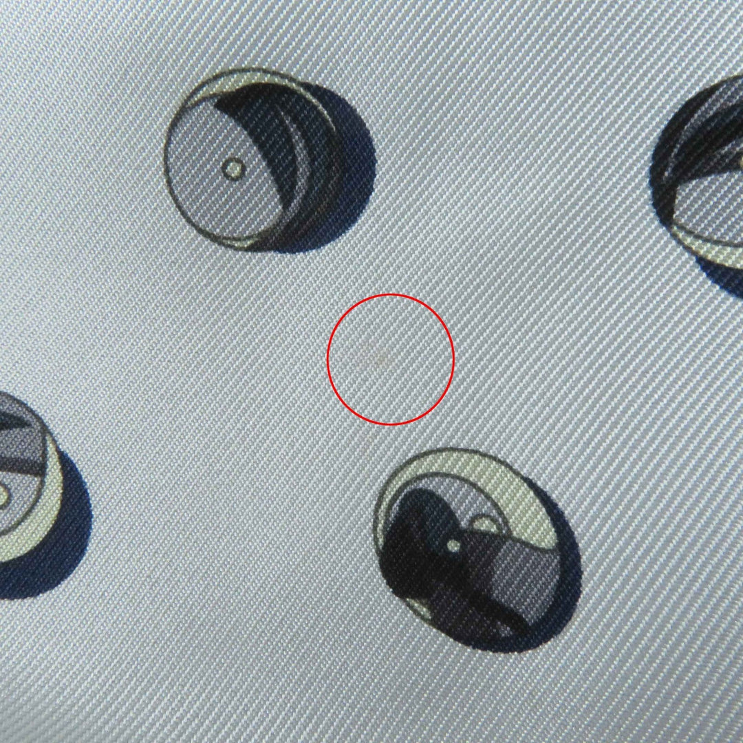 HERMES one piece Main: 100% silk, part: 72% silk, part: 28% cotton Black Grey Women 34 Used Authentic