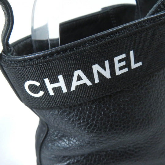CHANEL Ankle boots G38514 Main: Leather black Women 37 Used Authentic